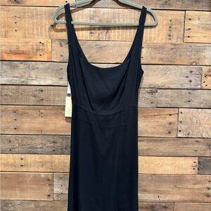 Wilfred Black Strapless Dress